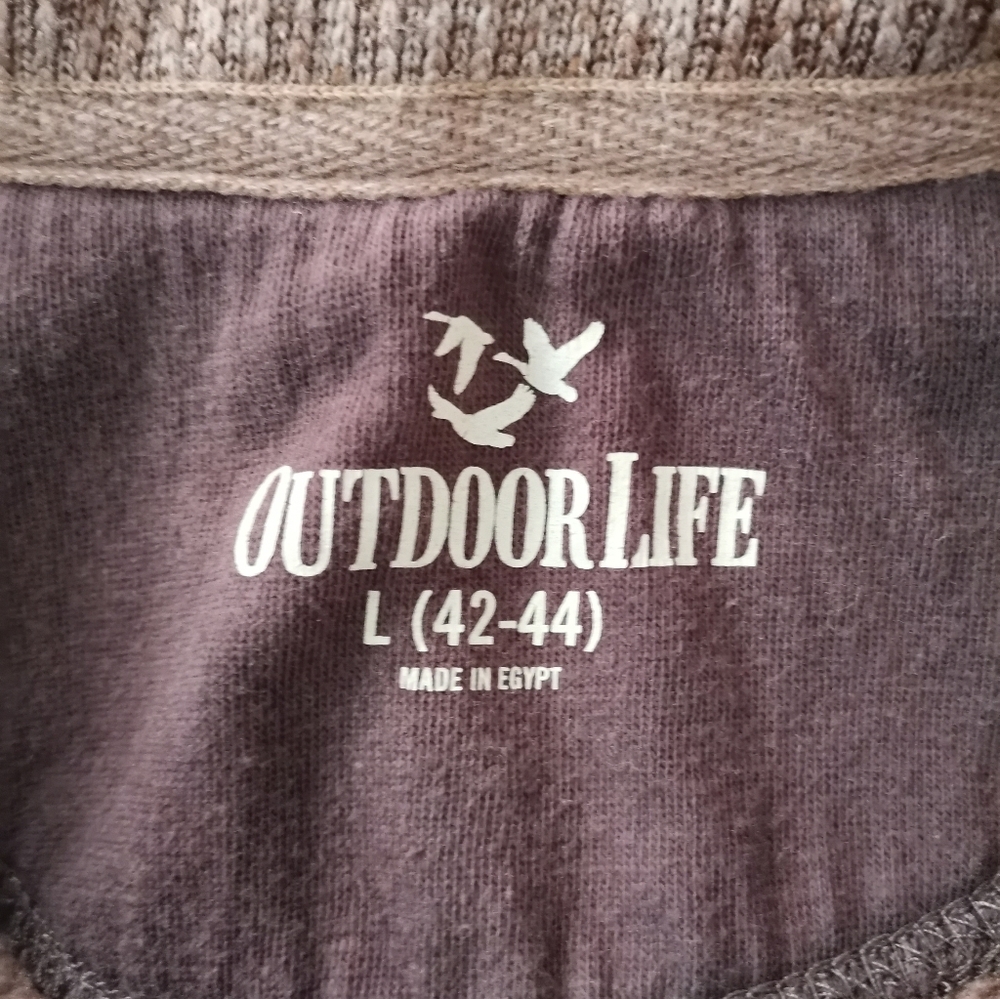 Outdoor Life 1/4 zipper  pullover size L - Picture 4 of 4